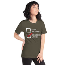 Load image into Gallery viewer, Conscious Living Short-Sleeve Unisex T-Shirt