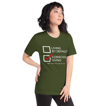 Load image into Gallery viewer, Conscious Living Short-Sleeve Unisex T-Shirt