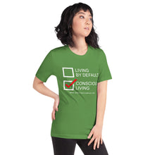 Load image into Gallery viewer, Conscious Living Short-Sleeve Unisex T-Shirt