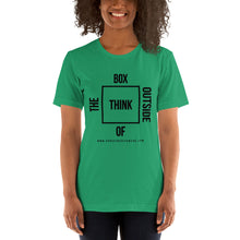 Load image into Gallery viewer, Think Outside Of The Box - Unisex T-Shirt