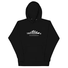 Load image into Gallery viewer, Devolution Unisex Hoodie (white)