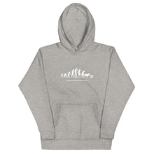 Load image into Gallery viewer, Devolution Unisex Hoodie (white)