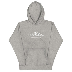 Devolution Unisex Hoodie (white)