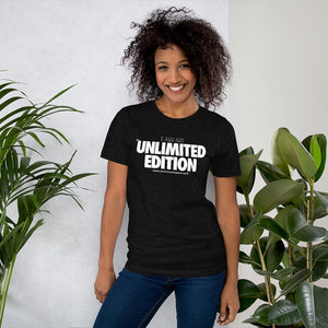 I AM AN UNLIMITED EDITION (White) Short-Sleeve Unisex T-Shirt