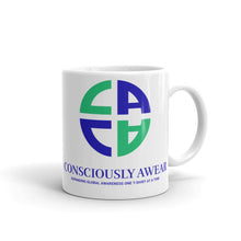 Load image into Gallery viewer, Consciously Awear Logo glossy mug